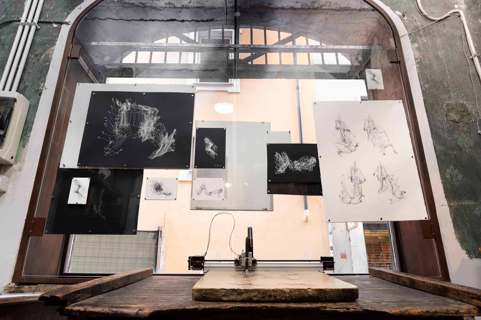 Julien Previeux_exhibition_Litografia Bulla_©Eleonora Cerri Pecorella