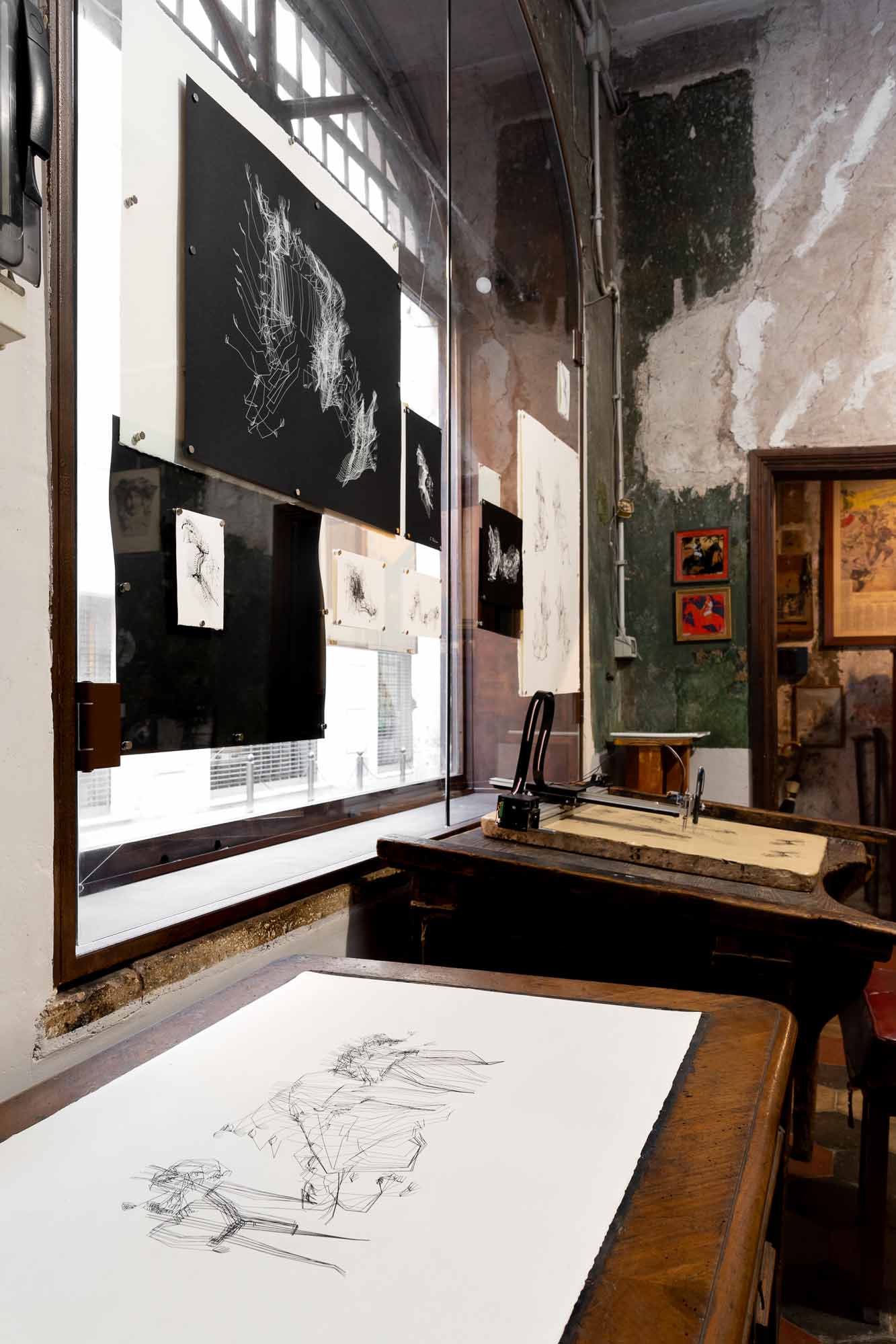 Julien Previeux_exhibition_Litografia Bulla_©Eleonora Cerri Pecorella