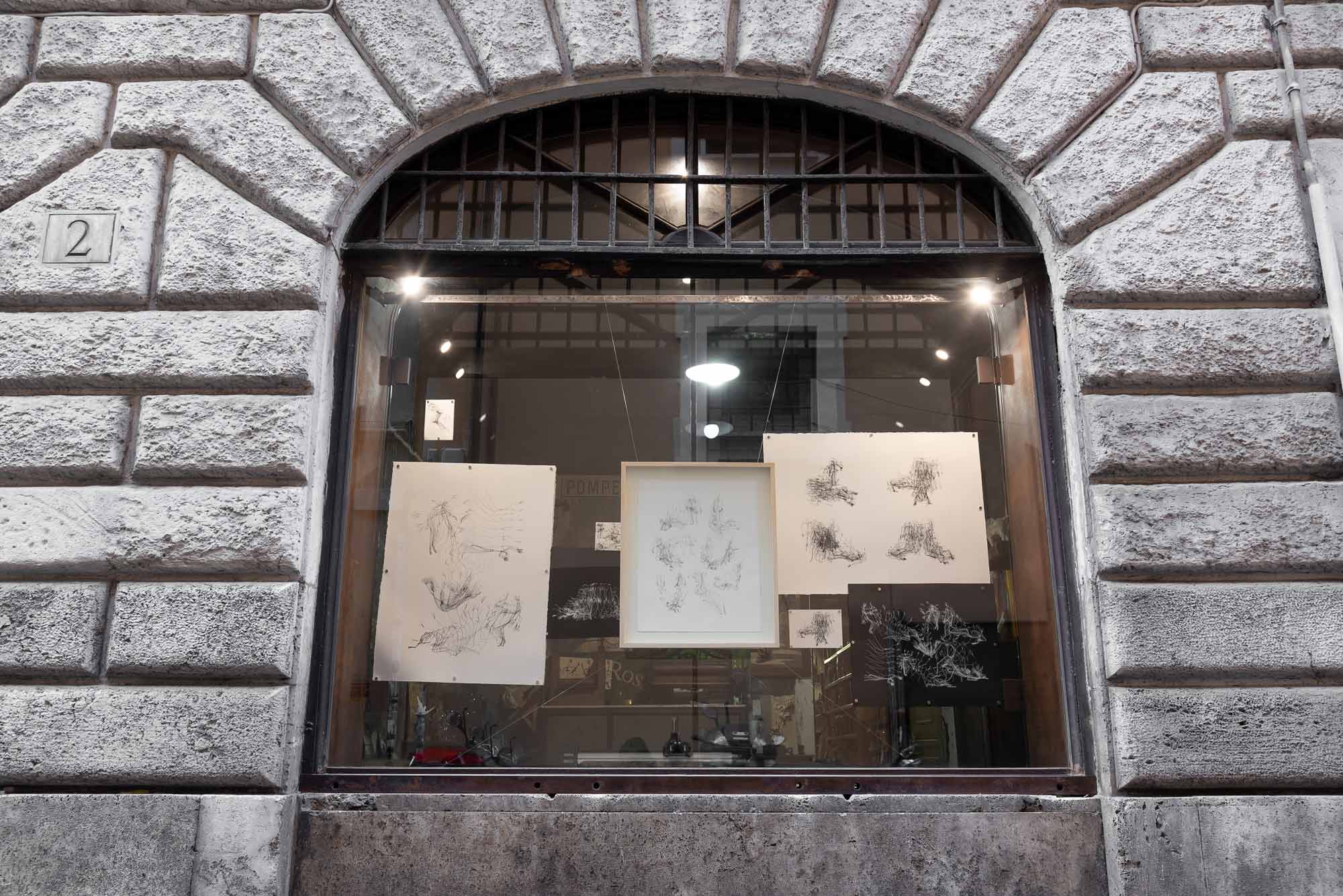 Julien Previeux_exhibition_Litografia Bulla_©Eleonora Cerri Pecorella