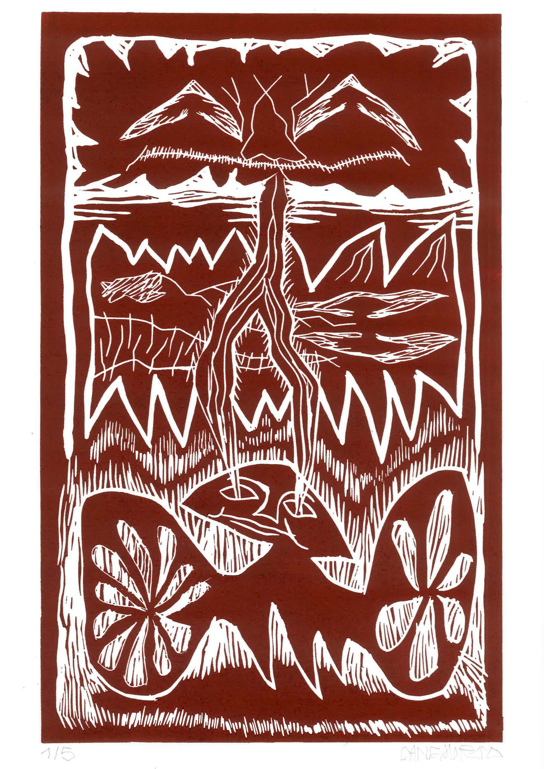 CANEMORTO linocut