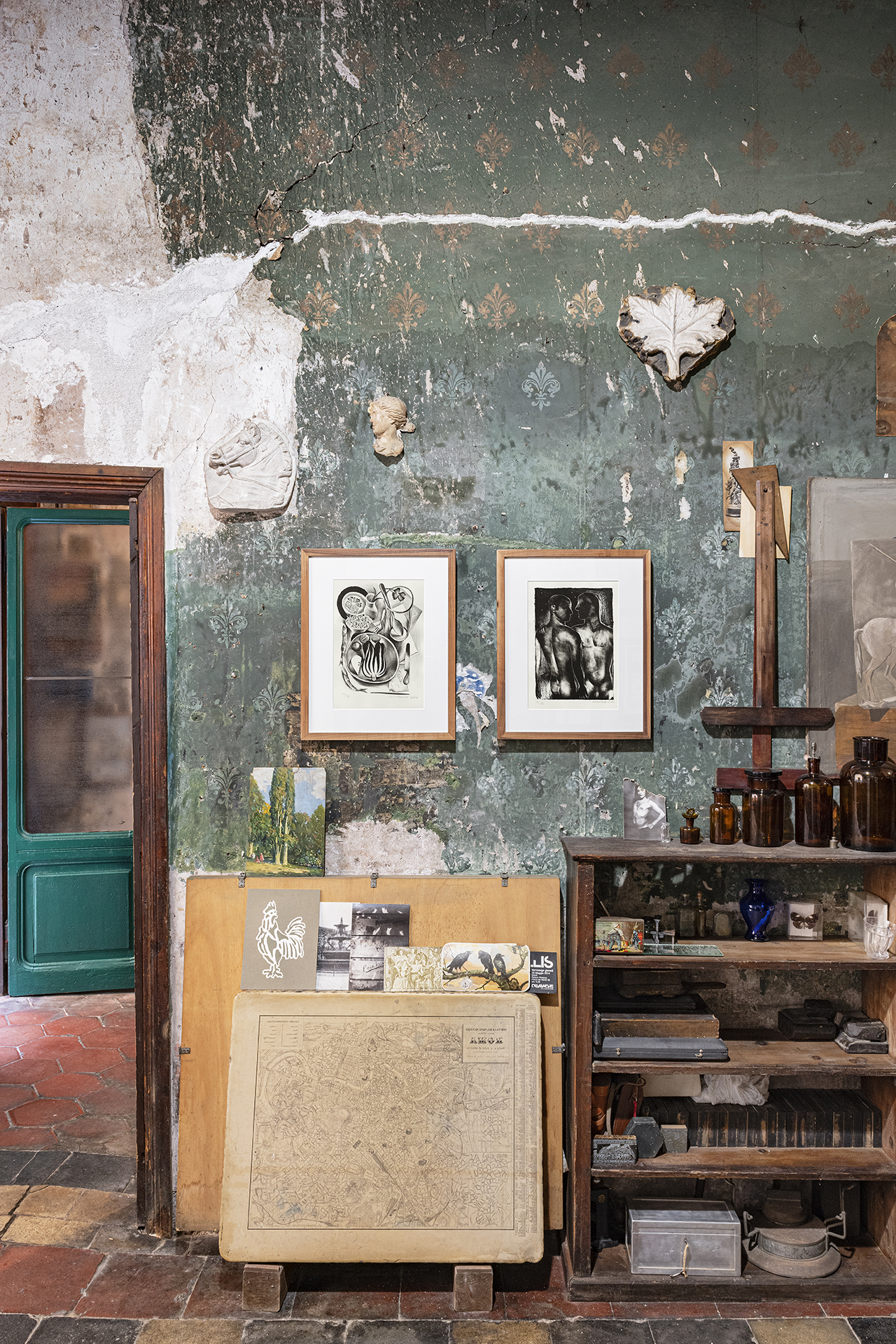 Louis Fratino exhibition Litografia Bulla