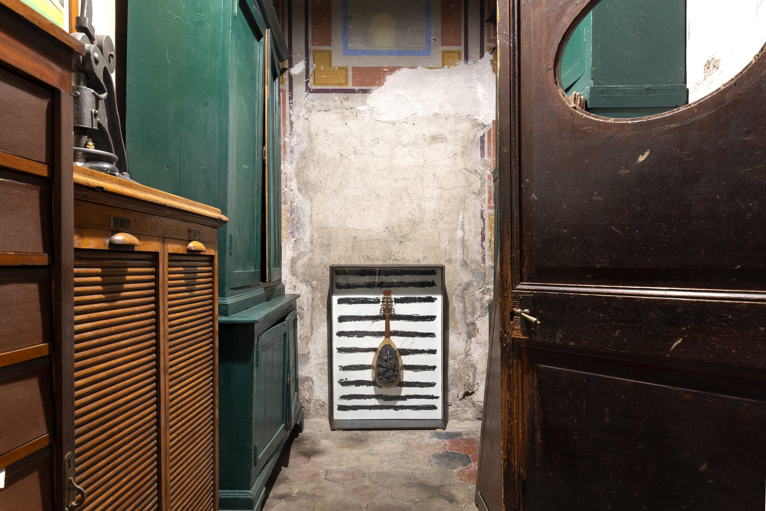 Jannis Kounellis_exhibition_Litografia Bulla_©Maria Cucci