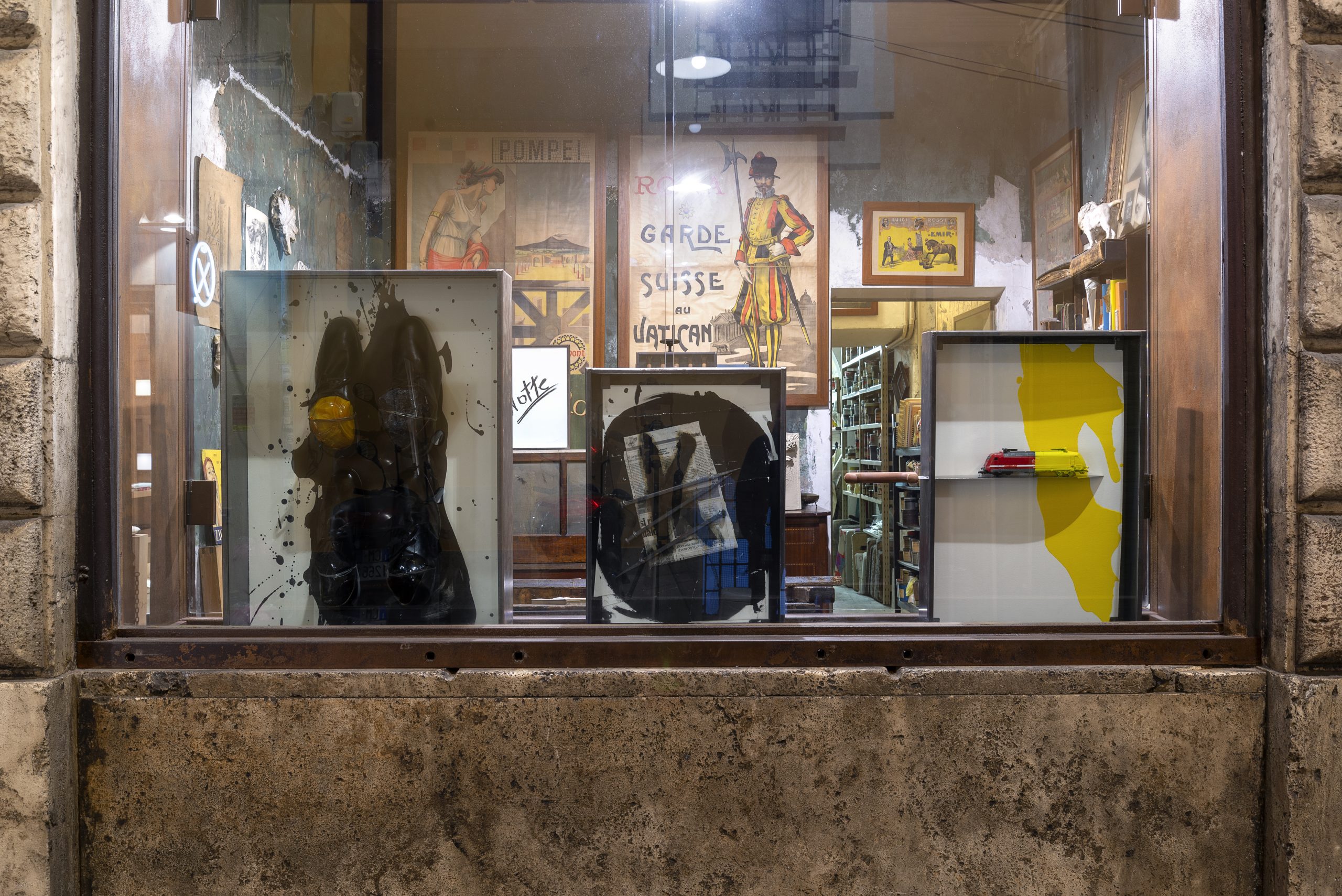 Jannis Kounellis_exhibition_Litografia Bulla_©Maria Cucci